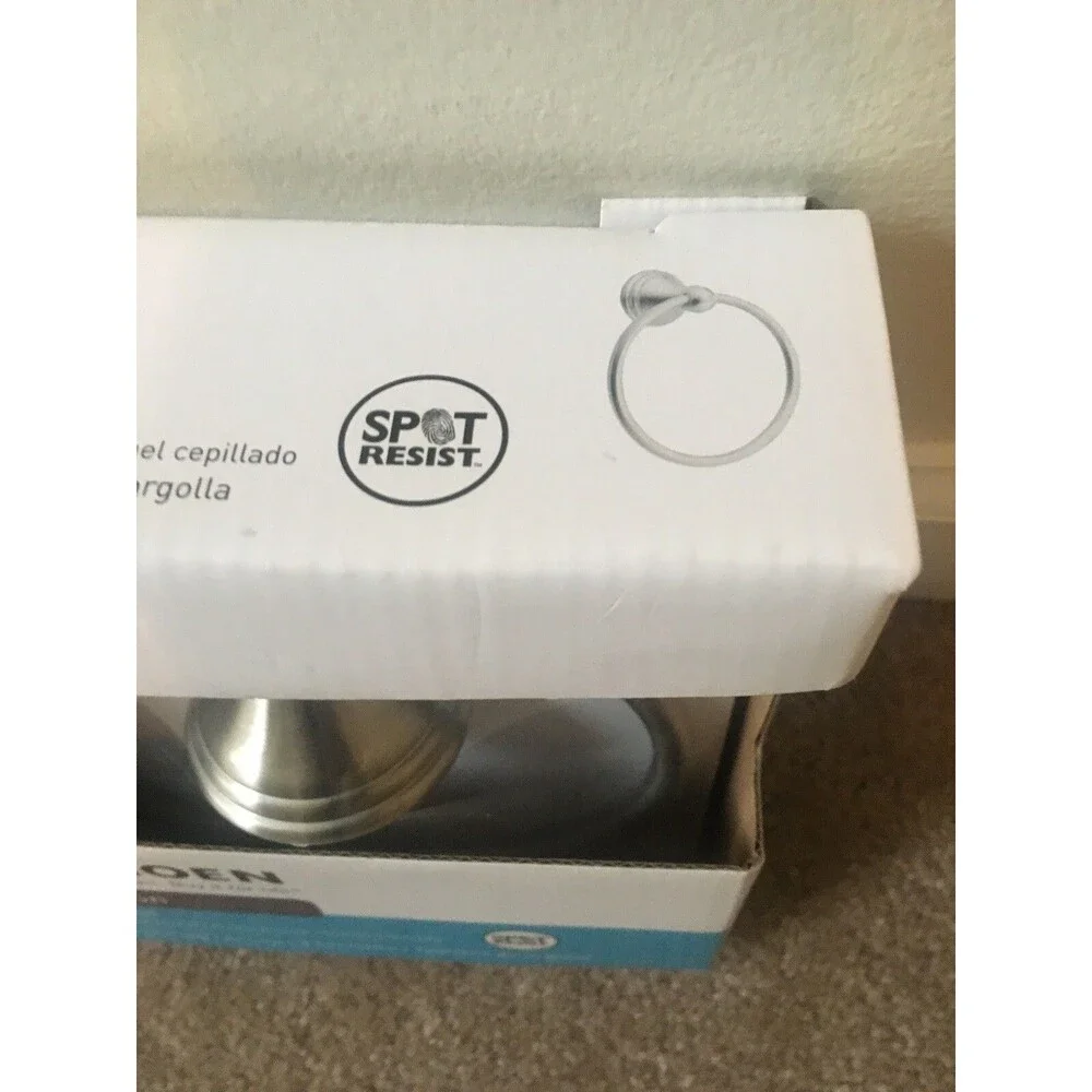 Moen Preston Towel Ring Holder Brushed Nickel Spot Resistant
